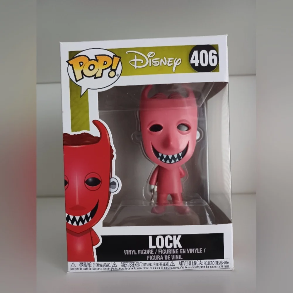 Lock From‎ Disney The Nightmare Before Chirstmas 406 Vinyl Figure Funko Pop Toy